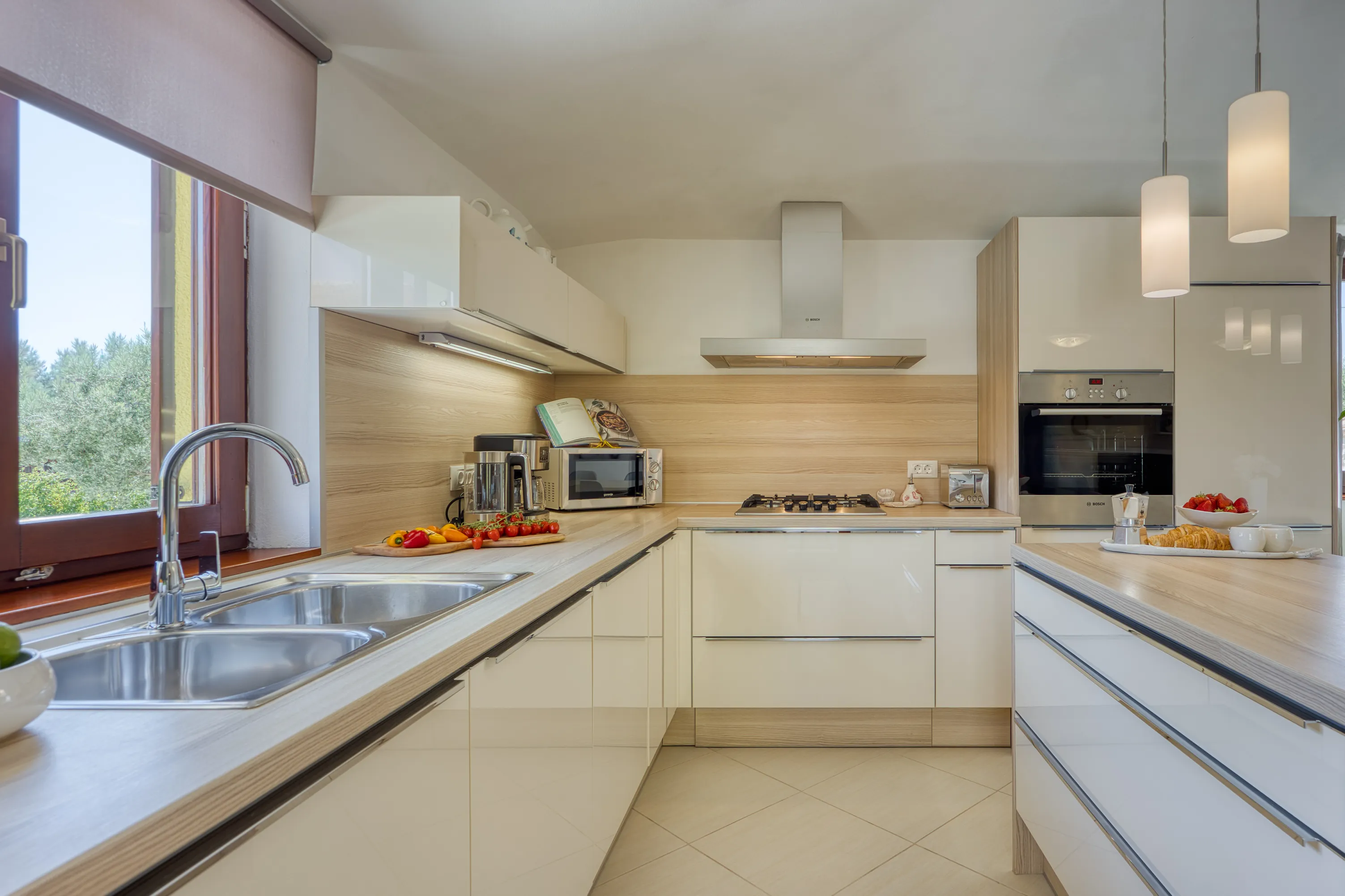 Fully equipped kitchen at Casa Lera